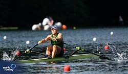Dovydas Nemeravicius, Men's Single Sculls, Lithuania, 2025 World Rowing Cup Lucerne, Lucerne, Switzerland / © Detlev Seyb / MyRowingPhoto.com