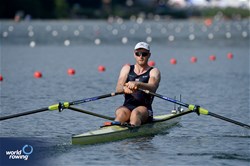 Aidan Thompson, Men's Single Sculls, Great Britain, 2025 World Rowing Cup Lucerne, Lucerne, Switzerland / © Detlev Seyb / MyRowingPhoto.com