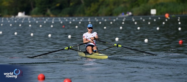 Jonas Slettemark Juel, Men's Single Sculls, Norway, 2025 World Rowing Cup Lucerne, Lucerne, Switzerland / © Detlev Seyb / MyRowingPhoto.com