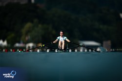 Siobhan Mccrohan, Lightweight Women's Single Sculls, Ireland, 2025 World Rowing Cup Lucerne, Lucerne, Switzerland / © World Rowing / Benedict Tufnell