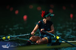 Kenia Lechuga Alanis, Lightweight Women's Single Sculls, Mexico, 2025 World Rowing Cup Lucerne, Lucerne, Switzerland / © World Rowing / Benedict Tufnell