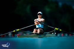 Lara Tiefenthaler, Lightweight Women's Single Sculls, Austria, 2025 World Rowing Cup Lucerne, Lucerne, Switzerland / © World Rowing / Benedict Tufnell