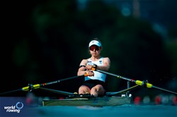 Lara Tiefenthaler, Lightweight Women's Single Sculls, Austria, 2025 World Rowing Cup Lucerne, Lucerne, Switzerland / © World Rowing / Benedict Tufnell