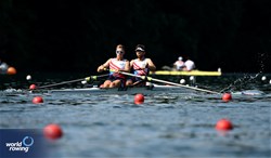 Dalibor Nedela (b), Jakub Podrazil (s), Men's Pair, Czechia, 2025 World Rowing Cup Lucerne, Lucerne, Switzerland / © Detlev Seyb / MyRowingPhoto.com