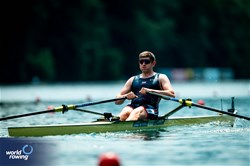 Thomas Barras, Men's Single Sculls, Great Britain, 2025 World Rowing Cup Lucerne, Lucerne, Switzerland / © World Rowing / Benedict Tufnell
