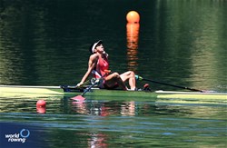 Hin Chun Chiu, Lightweight Men's Single Sculls, Hong Kong, China, 2025 World Rowing Cup Lucerne, Lucerne, Switzerland / © Detlev Seyb / MyRowingPhoto.com