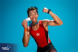 Hin Chun Chiu, Lightweight Men's Single Sculls, Hong Kong, China, Silver, 2025 World Rowing Cup Lucerne, Lucerne, Switzerland / © World Rowing / Benedict Tufnell