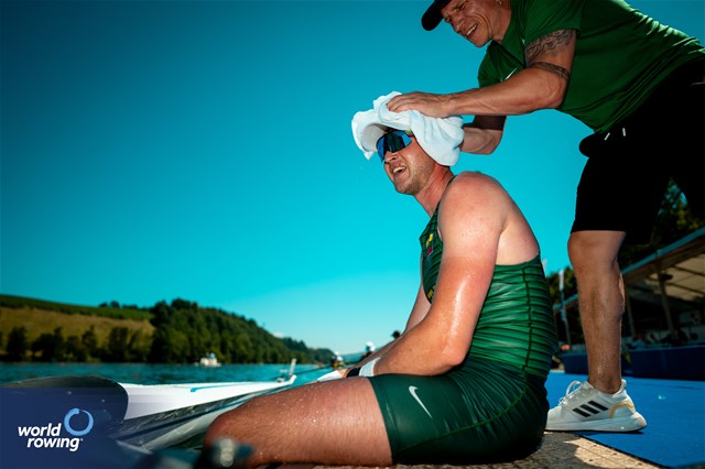 Dovydas Nemeravicius, Men's Single Sculls, Lithuania, 2025 World Rowing Cup Lucerne, Lucerne, Switzerland / © World Rowing / Benedict Tufnell