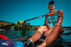 Bendeguz Pal Petervari Molnar, Men's Single Sculls, Hungary, 2025 World Rowing Cup Lucerne, Lucerne, Switzerland / © World Rowing / Benedict Tufnell