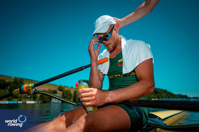Dovydas Nemeravicius, Men's Single Sculls, Lithuania, 2025 World Rowing Cup Lucerne, Lucerne, Switzerland / © World Rowing / Benedict Tufnell