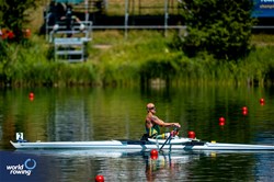 Erik Horrie, PR1 Mens Single Sculls, Australia, 2025 World Rowing Cup Lucerne, Lucerne, Switzerland / © World Rowing / Benedict Tufnell