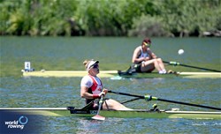 Katie Clark, Women's Single Sculls, Canada, 2025 World Rowing Cup Lucerne, Lucerne, Switzerland / © Detlev Seyb / MyRowingPhoto.com
