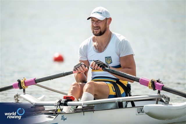 Roman Polianskyi, PR1 Mens Single Sculls, Ukraine, 2025 World Rowing Championships, Shanghai, China / © World Rowing / Benedict Tufnell