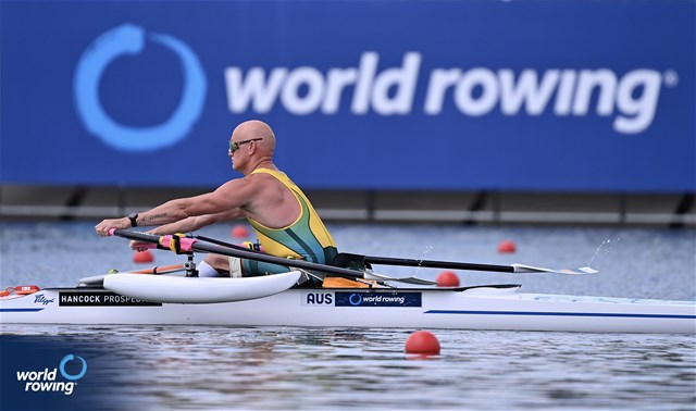 Erik Horrie, PR1 Mens Single Sculls, Australia, 2025 World Rowing Championships, Shanghai, China / © Maren Derlien / MyRowingPhoto.com
