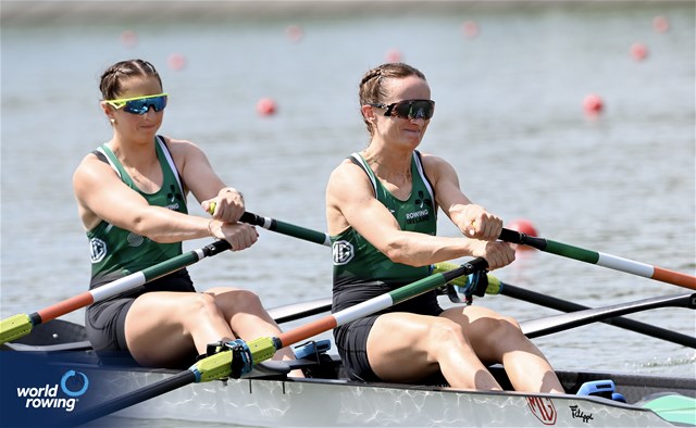 Zoe Hyde (b), Margaret Cremen (s), Women's Double Sculls, Ireland, 2025 World Rowing Championships, Shanghai, China / © Detlev Seyb / MyRowingPhoto.com