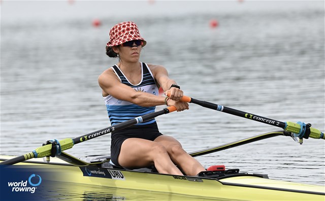 Nicole Yarzon, Lightweight Women's Single Sculls, Uruguay, 2025 World Rowing Championships, Shanghai, China / © Detlev Seyb / MyRowingPhoto.com