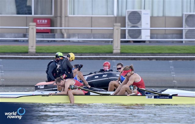 Salome Ulrich (b), Fabienne Schweizer (s), Women's Double Sculls, Switzerland, 2025 World Rowing Championships, Shanghai, China / © Maren Derlien / MyRowingPhoto.com